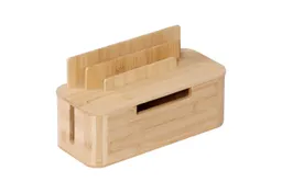 RELAXDAYS RELAXDAYS Kabelbox mit Handyhalter Bambus, (7-tlg) – Produktbild 1 von 1