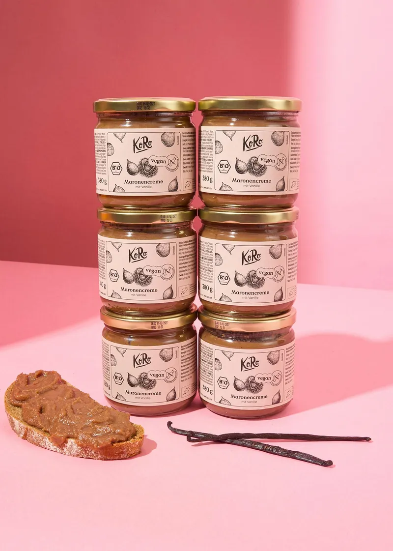 KoRo Bio Maronencreme 6 x 380 g – Produktbild 1 von 5