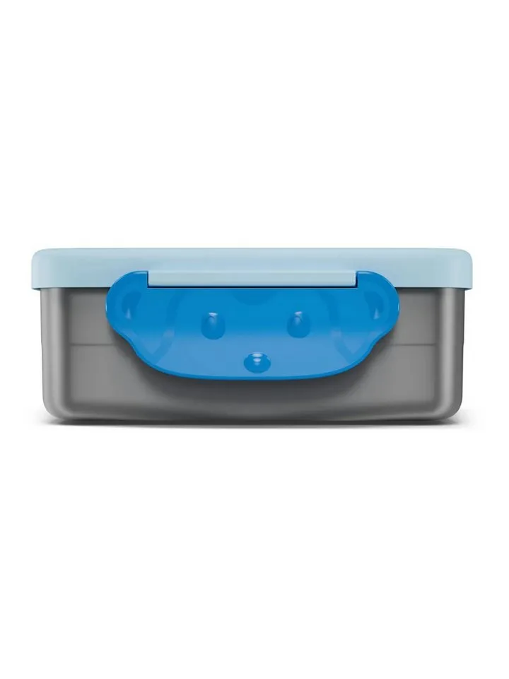 Affenzahn Affenzahn Lunchbox Edelstahl Brotdose, Edelstahl, (Edelstahl Brotdose, 2-tlg., 1x Brotdose, 1x Trennfach), spülmaschinengeeignet bis 45 Grad, Handwäsche empfohlen, Blau, – Produktbild 3 von 5