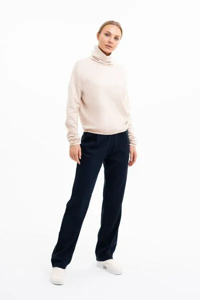 SHIPSHEIP SHIPSHEIP TURTLENECK JUMPER - Damen Pullover Bio-Baumwoll Mix, Natur (cream), – Produktbild 1 von 2