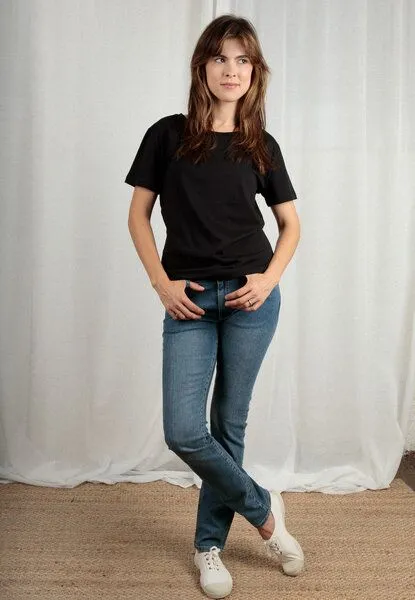TORLAND TORLAND Damen T-Shirt SERENA, Schwarz (black), – Produktbild 3 von 4