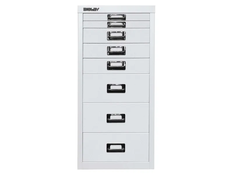Bisley Bisley Schubladenschrank 8 Schübe, DIN A4 weiß – Produktbild 1 von 1
