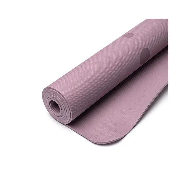 Just Be Just Be Yogamatte TPE 0,5 cm, Lila mit blume des lebens, – Produktbild 2 von 3