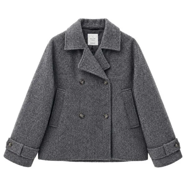 Mazine Mazine Vegan Wool Peacoat, Anthracite mel, – Produktbild 1 von 3