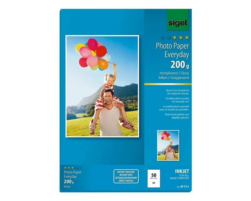 Sigel 50 Blatt Sigel Everyday-Photo A4 200g – Produktbild 2 von 3