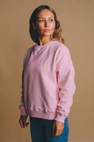 Trendsplant Women's Antonyo Marest x Trendsplant Essential Oversized Sweatshirt Gum Pink, Rosa, – Produktbild 2 von 4