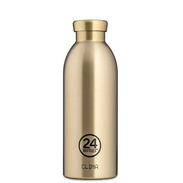 24bottles 24bottles 0,5l Thermosflasche - verschiedene Metallic Designs, Prosecco gold, – Produktbild 1 von 3
