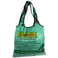 Beadbags Beadbags Einkaufstasche Ri43 recycelter Reissack, Mittelgrün frosch, – Produktbild 1 von 1