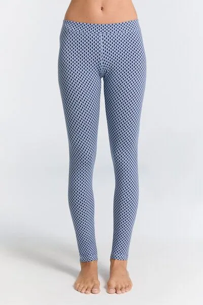 Leela Cotton Damen Leggings aus Bio-Baumwolle 1611"Leela Cotton", Geowelle, – Produktbild 1 von 3
