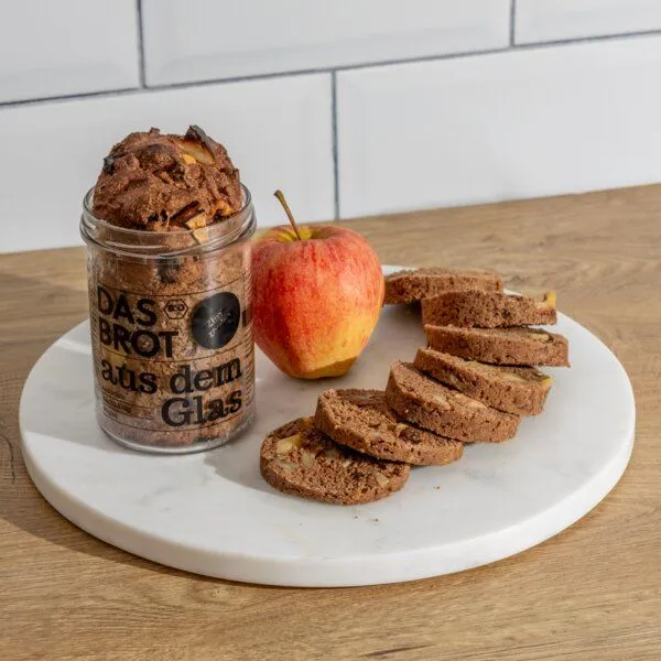 brotstoff brotstoff Backmischung im Glas "Das Brot aus dem Glas" Bio-Zimtzauber – Produktbild 4 von 5