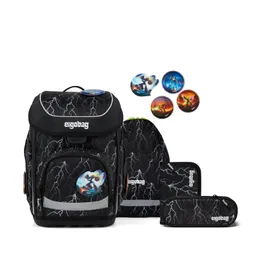 Ergobag Ergobag cubo REFLEX Edition Schulranzen, 5-teiliges Set, Super ReflektBär – Produktbild 1 von 1