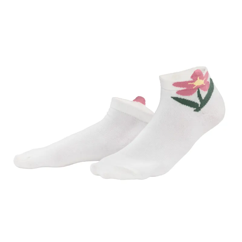 Living Crafts LIVING CRAFTS - Damen Sneaker-Socken - Gemustert (90% Bio-Baumwolle; 8% Polyamid (recycelt); 2% Elasthan), Nachhaltige Mode, Bio Bekleidung, Gemustert, – Produktbild 1 von 2