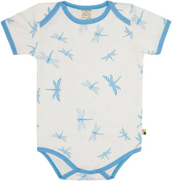 loud + proud loud + proud Babys & Kinder Body kurzarm Druck, GOTS-zertifiziert, Basin(blau), – Produktbild 1 von 1