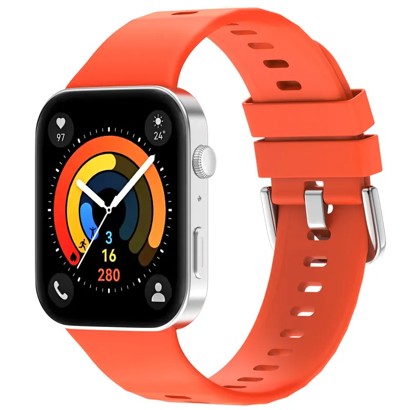 imoshion imoshion Silikonband für das Huawei Watch Fit 3, Orange, – Produktbild 1 von 1