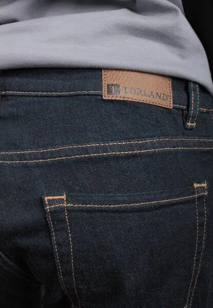 TORLAND TORLAND Straight Fit Damenjeans JOAN, Dark wash (blau), – Produktbild 6 von 6