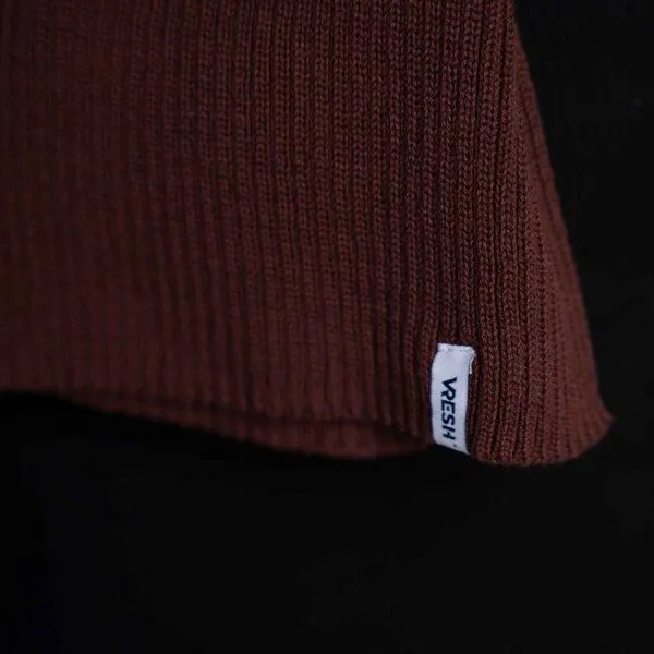 Vresh Clothing Vresh Clothing Vivi - Schal aus Biobaumwolle, Weinrot, – Produktbild 3 von 3