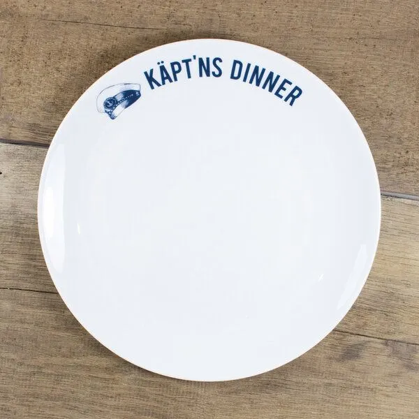 Bow & Hummingbird Bow & Hummingbird Porzellanteller Käpt´ns Dinner – Produktbild 1 von 4