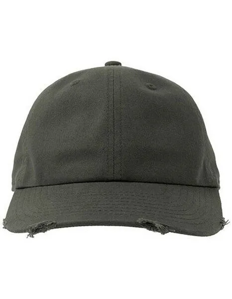 Atlantis Headwear Atlantis Headwear Atlantis Unisex Cap Basecap Cappy Kappe Destoyed Effekt mit unstrukturierter Krone erhätlich in 7 Farben Dad Hat Destroyed-S, Dunkelgrau, – Produktbild 1 von 2