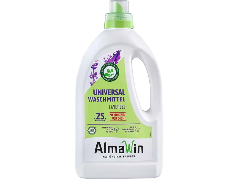 AlmaWin AlmaWin Universalwaschmittel "Lavendel" Flasche, 1,5 l – Produktbild 1 von 1