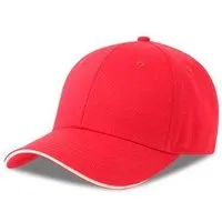 Atlantis Headwear Atlantis Headwear Damen / Herren Sport Cap Baumwolle Metallverschluss, Rot, – Produktbild 1 von 1