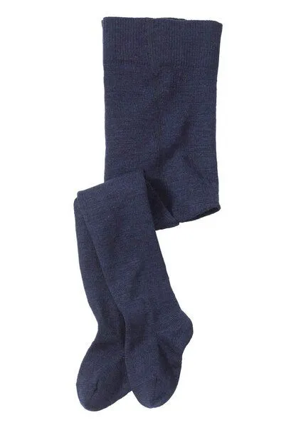 hessnatur hessnatur Wollstrumpfhose aus reiner Bio-Merinowolle, Marine, – Produktbild 2 von 2