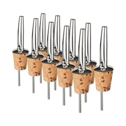 Kork-Deko Kork-Deko 10er Pack, Ausgießer für Spirituosen - gebogen, Ø = 17 mm - Aufsatz aus Naturkork - ideal für Cocktails – Produktbild 1 von 1