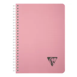 Clairefontaine Clairefontaine Spiralbuch A5 karriert 90 Blatt Rosenblüte – Produktbild 1 von 1