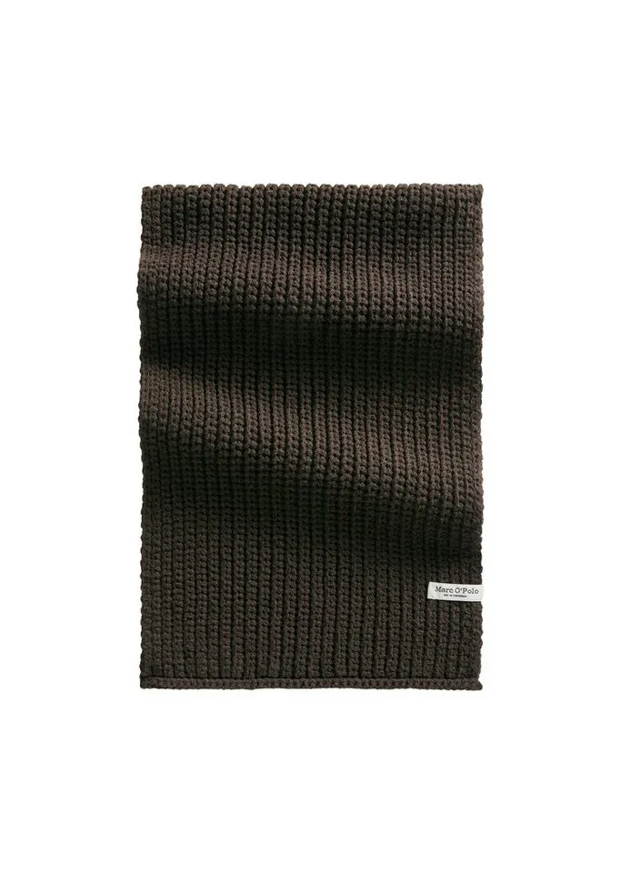 Marc O'Polo Marc O'Polo Strickschal aus Bio-Baumwoll-Mix, Braun, – Produktbild 1 von 3