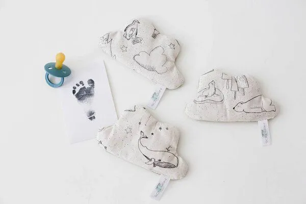NoniKids Berlin Wärmekissen Dinkel *Arktis* aus Bio Baumwolle | NoniKids Berlin – Produktbild 1 von 4
