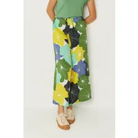 SKFK SKFK Damen vegan Hose Dona Mehrfarbig Grün/Blau – Produktbild 1 von 1