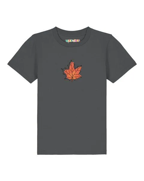 watabout.kids watabout.kids T-Shirt Kinder Herbst, Anthracite, – Produktbild 1 von 2