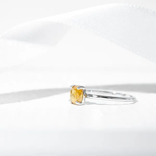 Eppi Eppi Goldener Ring mit Salt and Pepper Diamanten Reeva – Produktbild 2 von 3