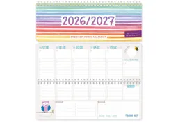 Häfft Häfft Tischkalender Erzieher*innen, 2026/27, Color Stripes – Produktbild 1 von 1