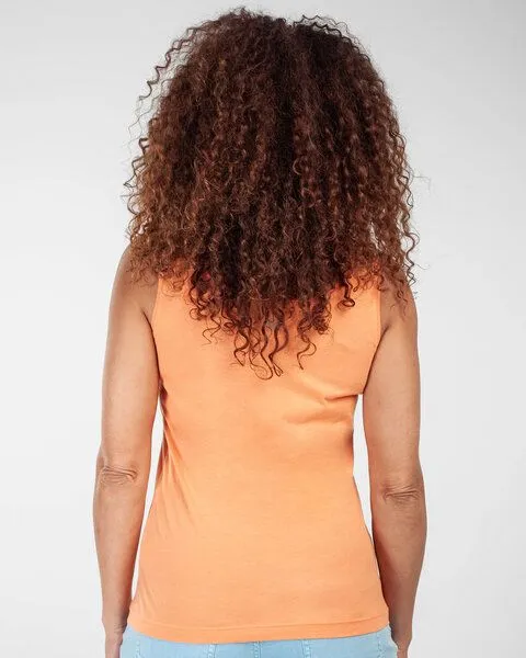 Alma & Lovis Alma & Lovis Top aus Bio-Baumwolle | Basic Top, Orange, – Produktbild 4 von 4