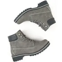 Will s Vegan Shop Will's Vegan Shop Dock-Boots Veganes Wildleder Damen, Grau veganes wildleder, – Produktbild 1 von 1