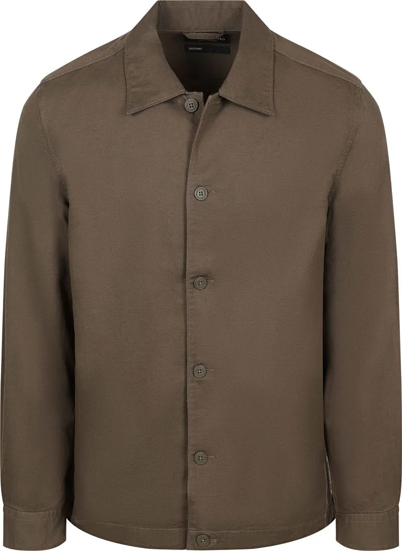 Marc O'Polo Marc O'Polo Hemdjacke Braun - Größe XL, Braun, – Produktbild 2 von 5