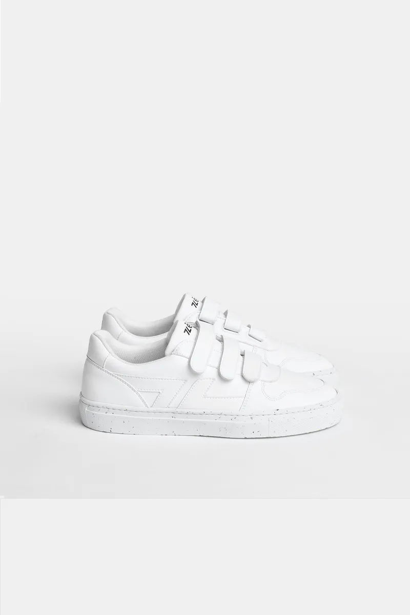 Zèta Zèta Herren vegan Sneaker Maisleder Weiß, Weiß, – Produktbild 1 von 2