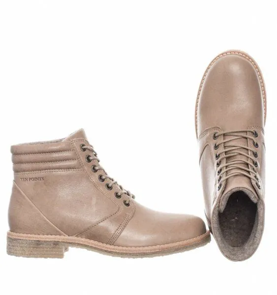 Ten Points Ten Points Schnürschuhe Astrid aus Leder mit Wollfutter – Produktbild 3 von 4