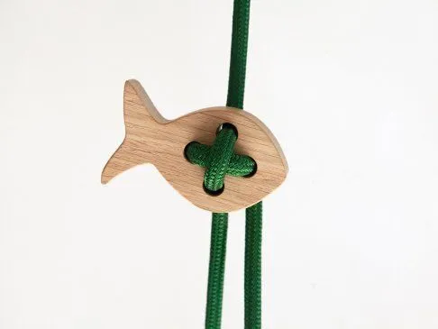 werkvoll by Lena Peter werkvoll by Lena Peter Nachhaltige Holz Kinder Schaukel FREI, Dunkelgrün, – Produktbild 3 von 7
