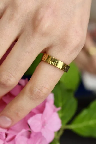 Schönes aus Indochina Schönes aus Indochina Upcycling Ring Messing – Produktbild 4 von 7