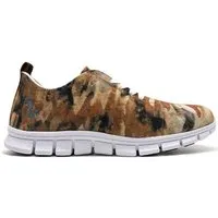 thies Superleichter, veganer Sneaker "thies ® PET Camo" aus recycelten Flaschen, flexibel und bequem, Camo brown (braun), – Produktbild 1 von 1