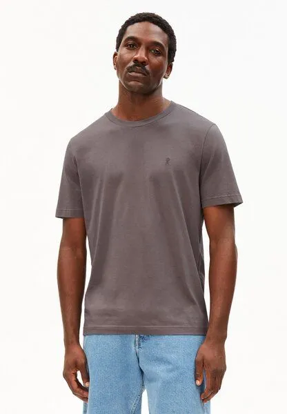 ARMEDANGELS ARMEDANGELS JAAMES Herren T-Shirt aus Bio-Baumwolle, Granit, – Produktbild 1 von 4