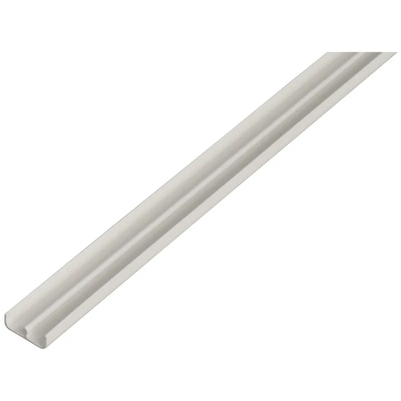 Alberts ALBERTS Führungsschienenprofil unten, PVC weiß, Lxlichte BxH 2000 x 6,5 x 5 mm – Produktbild 1 von 1