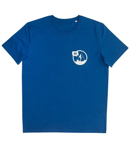 päfjes päfjes - Hi Hai Haidrun - Baumwoll Männer T-Shirt, Blau, – Produktbild 1 von 3