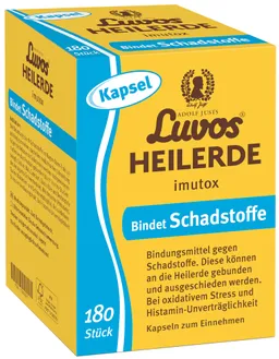 Heilerde-Gesellschaft Luvos Just Heilerde-Gesellschaft Luvos Just Luvos HEILERDE imutox 180 St Kapseln – Produktbild 1 von 1