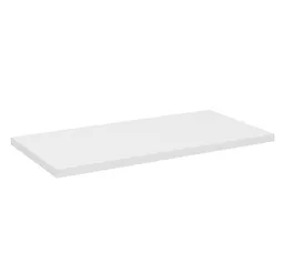 Lomadox Waschtischplatte NEWPORT-56-WHITE, Abdeckplatte, weiß, ca. 80x40cm – Produktbild 1 von 1