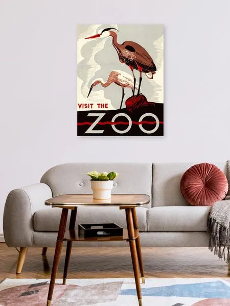 Photocircle Photocircle Poster / Leinwandbild - Visit The Zoo – Produktbild 2 von 4