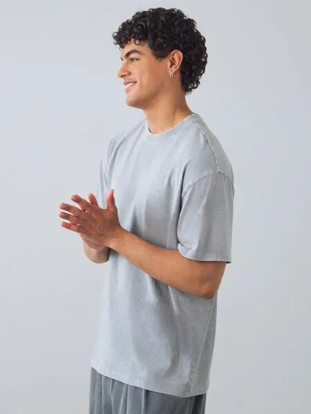 Honest Basics Honest Basics Hipster Shirt aus Bio- und recycelter Baumwolle, Limestone, – Produktbild 1 von 4