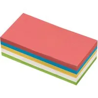 250 Blatt Moderatorenpapier Rechteck 10x20 (farbig sortiert) – Produktbild 1 von 1