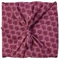 FabRap Gift Wrap FabRap Gift Wrap Wiederverwendbare Geschenkverpackung Furoshiki - FabRap (einseitig), Maroon ogives (dunkelrot), – Produktbild 1 von 1